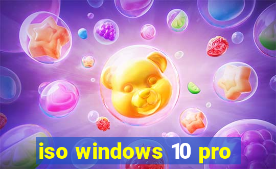 iso windows 10 pro